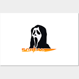 scream VI  (Scream 6)  scary horror movie graphic design by ironpalette Posters and Art